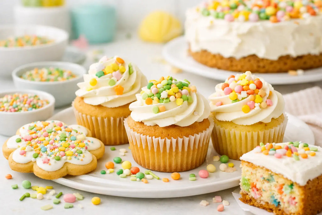 Dye Free Sprinkles for Kids’ Brightest Bakes