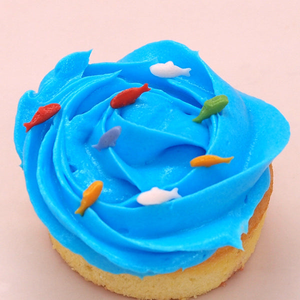 Rainbow Confetti Fish - Dairy Free Natural Ingredients Vegan Sprinkles
