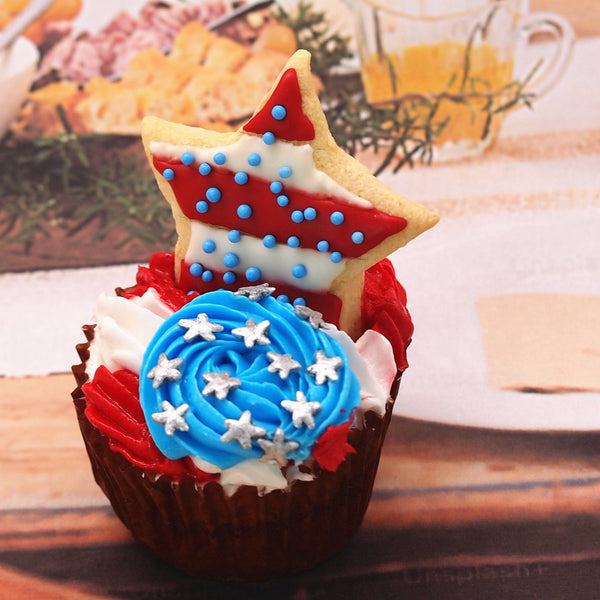 Blue Nonpareils - Dairy Free Soya Free Halal Sprinkles Cake Decoration
