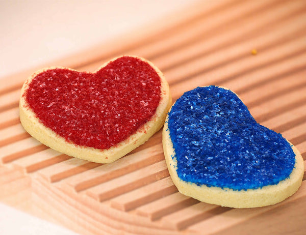 Red Glitter Sparkles - No Soya Natural Ingredients Edible Decoration