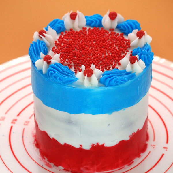 Red Nonpareils - Soy Free Natural Ingredient Sprinkles Cake Decoration