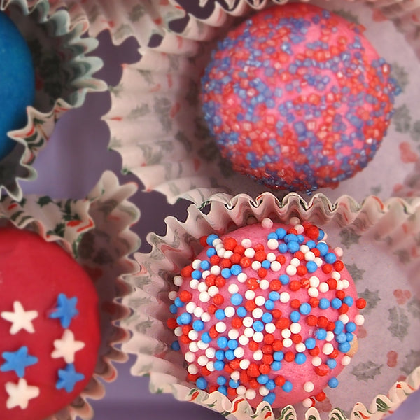 Blue Nonpareils - Dairy Free Soya Free Halal Sprinkles Cake Decoration