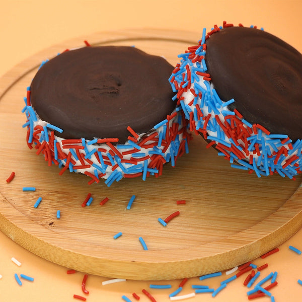 Red Jimmies - No Nuts Natural Ingredients Halal Sprinkles For Cakes