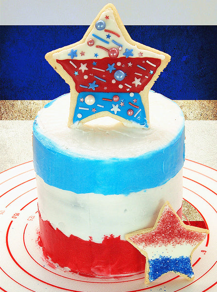 Red Glitter Sparkles - No Soya Natural Ingredients Edible Decoration