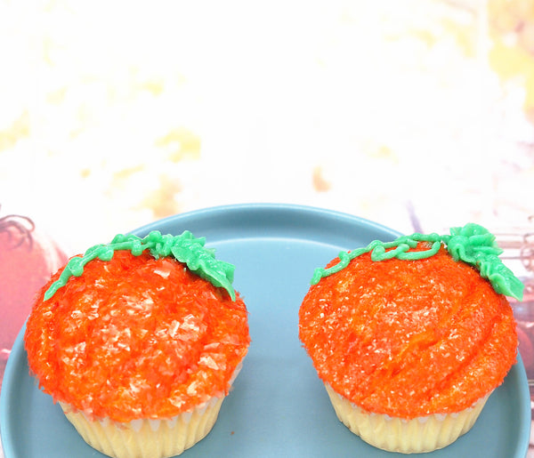 Orange Witchery Flakes - Dairy Free Nuts Free Vegan Edible Decoration