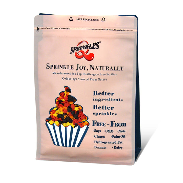 Halloween Confetti Flower - Gluten Free Vegan Sprinkles Cake Decor