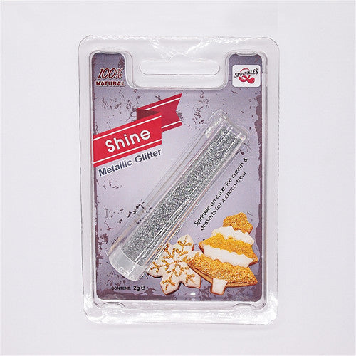 Silver Shine - Non GMO Natural Ingredient Halal Edible Cake Decoration