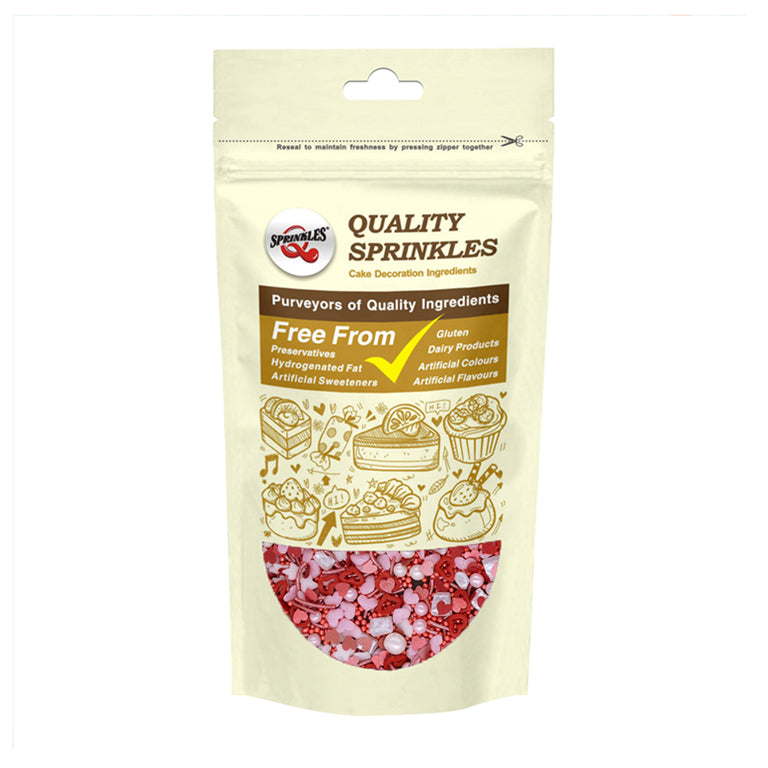 Kiss Me - Non Dairy Kosher Certified Sprinkles Blend Cake Decoration