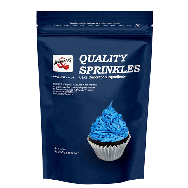 Blue Confetti Dinosaur - No Gluten Clean Label Sprinkles Cake Decor