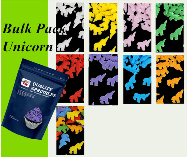 Bulk Pack Confetti Unicorn - Dairy Free Soya Free Sprinkles For Cake