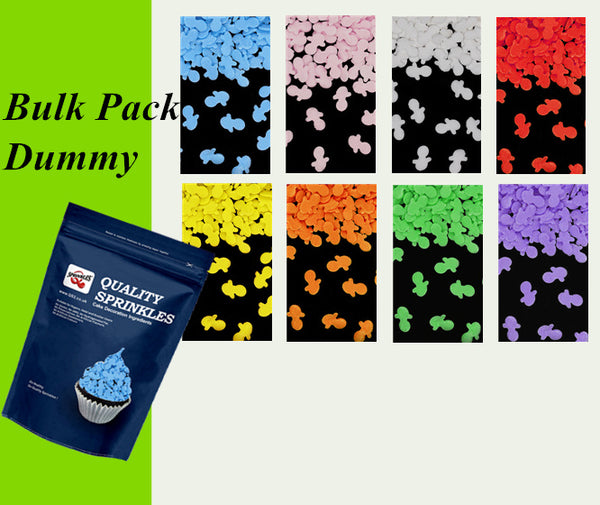 Bulk Pack Confetti Dummy - Clean Label Halal Sprinkles Cake Decoration
