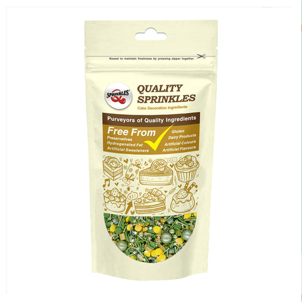 Easter Grass -  Halal Certified Natural Ingredients Sprinkles For Cake