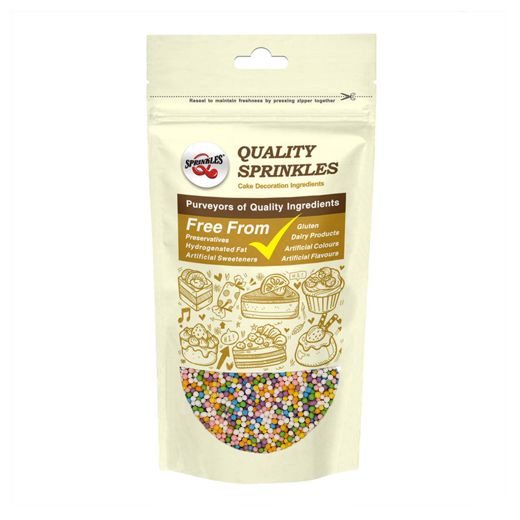 Spring Nonpareils - Nut Free Halal Certified Sprinkles Cake Decoration