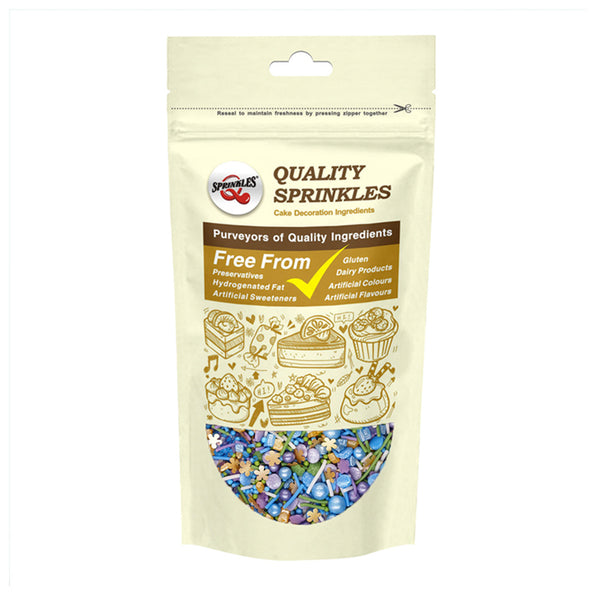 Fairy Mermaid - Gluten Free Soya Free Halal Certified Sprinkles Blend