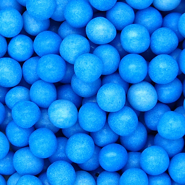 Matt Blue 8mm Pearls - Gluten Free Nuts Free Halal Certified Sprinkles