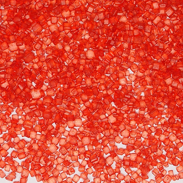 Red Sugar Crystal - Nuts Free Kosher Certified Sprinkles For Cupcake