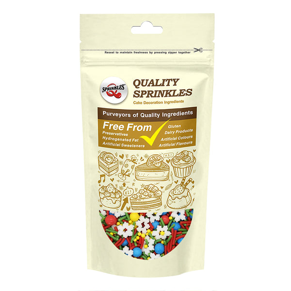Rejoicing Season - Dairy Free Halal Certified Sprinkles Mix For Cake