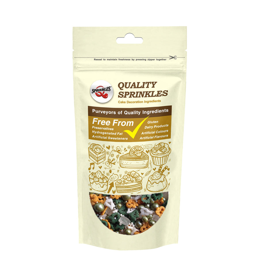 Rock with Gingerman - Nut Free Soy Free Kosher Certified Sprinkles Mix