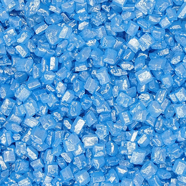 Shimmer Blue Sparkling Sugar - No Dairy Halal Certified Sprinkles