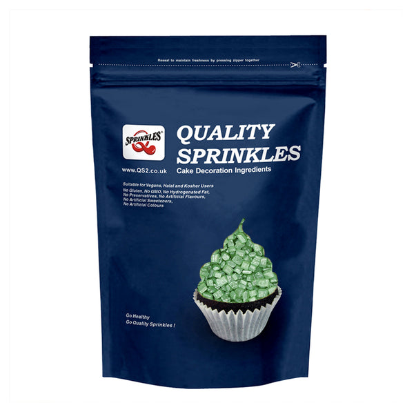 Shimmer Green Sparkling Sugar - Dairy Free Nut Free Sprinkles For Cake
