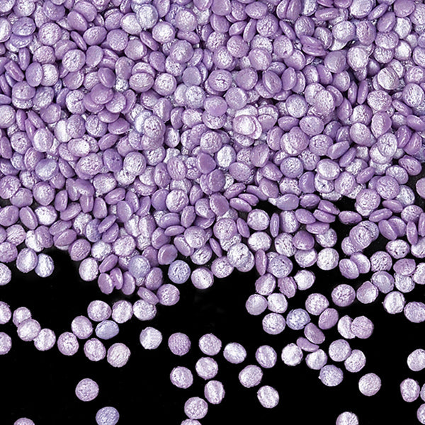 Shimmer Purple Confetti Dots - Gluten Free Clean Label Halal Sprinkles