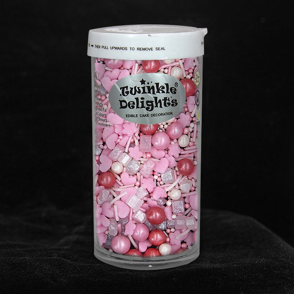 Pink Symphony - Dairy Free Kosher Certified Sprinkles Blend For Cake