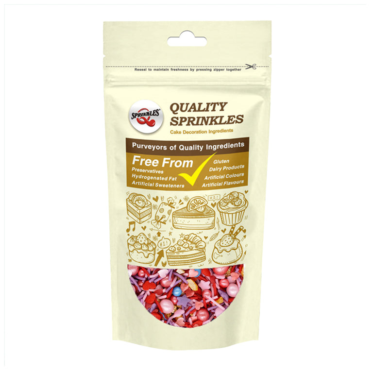 Sweet Bae - Nuts Free Natural Ingredients Halal Sprinkles Mix For Cake