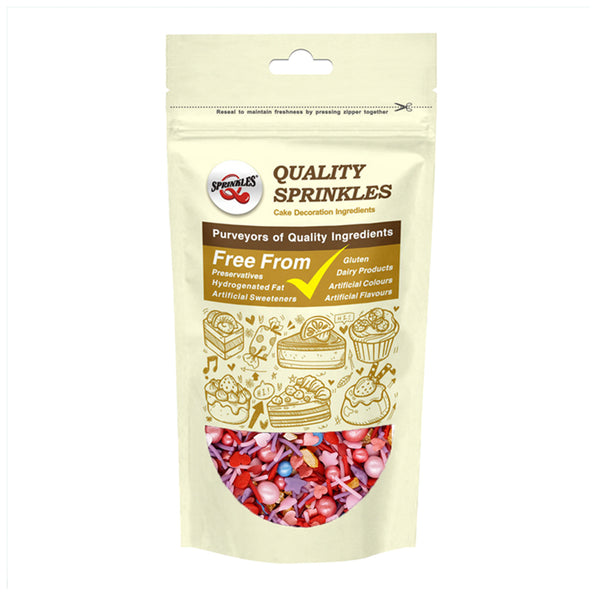 Sweet Bae - Nuts Free Natural Ingredients Halal Sprinkles Mix For Cake