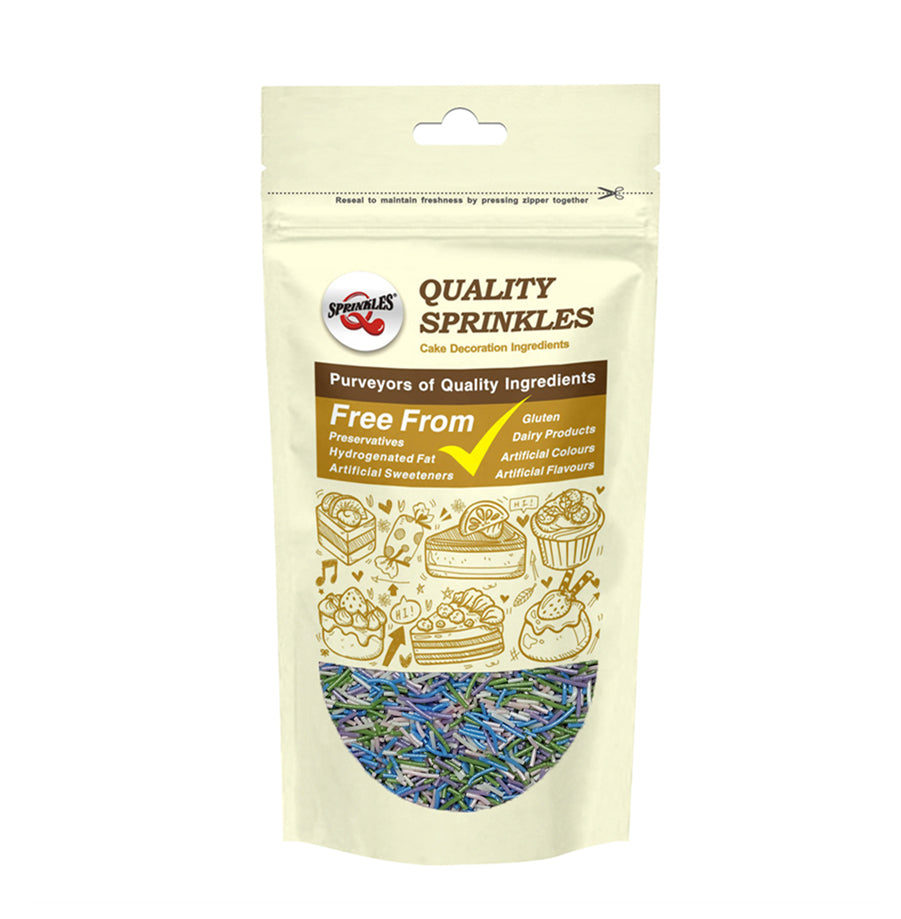 Unicorn Sprinkles - No Soya No Gluten Vegan Sprinkles Medley For Cake