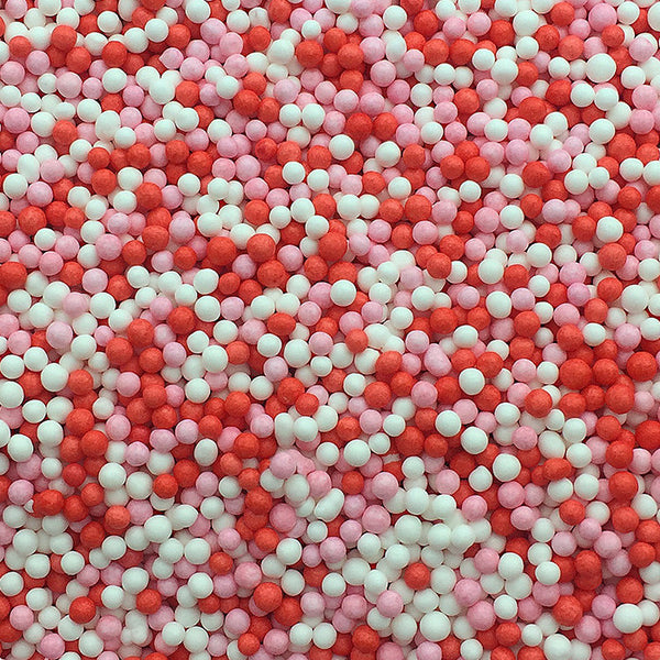 Valentine Nonpareils - Gluten Free Vegan Sprinkles Cake Decoration