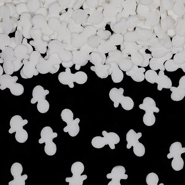 White Confetti Dummy - Gluten Free Soy Free Kosher Certified Sprinkles