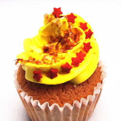 Red Confetti Star - Soya Free Clean Label Sprinkles Cake Decoration