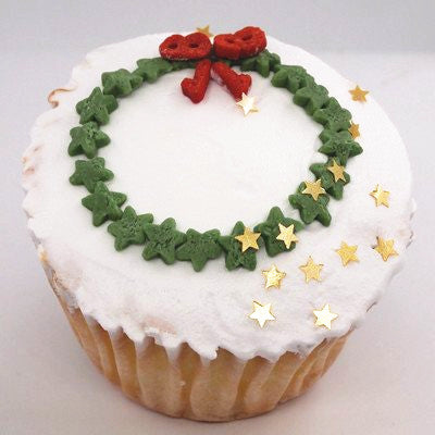 Green Confetti Star - No Gluten Natural Ingredients Sprinkles For Cake