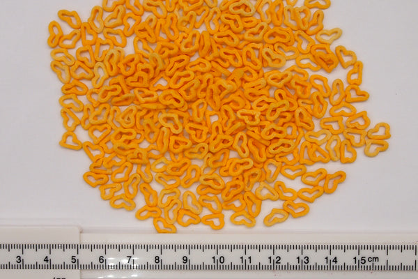 Orange Confetti Angel Heart - Gluten Free Dairy Free Halal Sprinkles