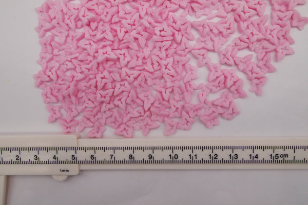 Pink Confetti Butterfly - Nuts Free Natural Ingredients Sprinkles
