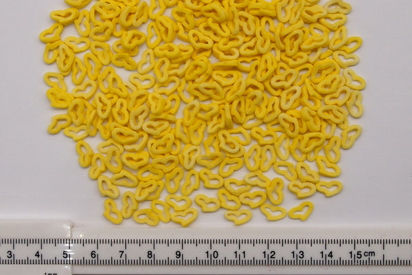 Yellow Confetti Angel Heart - Soya Free Natural Ingredients Sprinkles