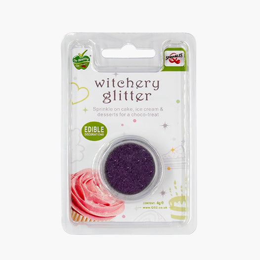 Purple Witchery Glitter - Non Gluten Clean Label Edible Decoration