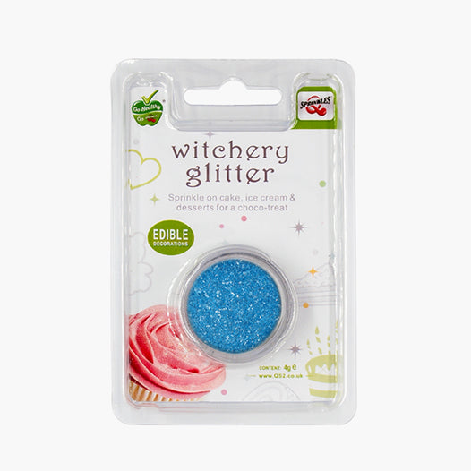 Ocean Blue Witchery Glitter -No Nut Kosher Certified Edible Decoration