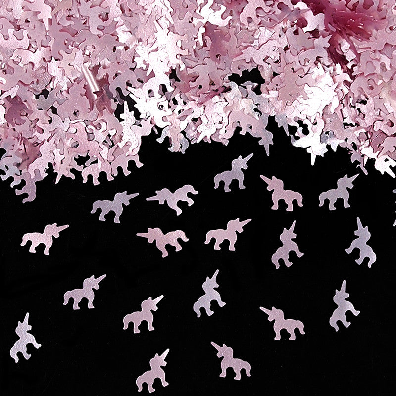 Pink Glitter Unicorns - No Nut No Gluten Halal Edible Cake Decoration