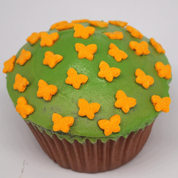 Orange Confetti Little Butterfly - Nuts Free Vegan Sprinkles For Cake