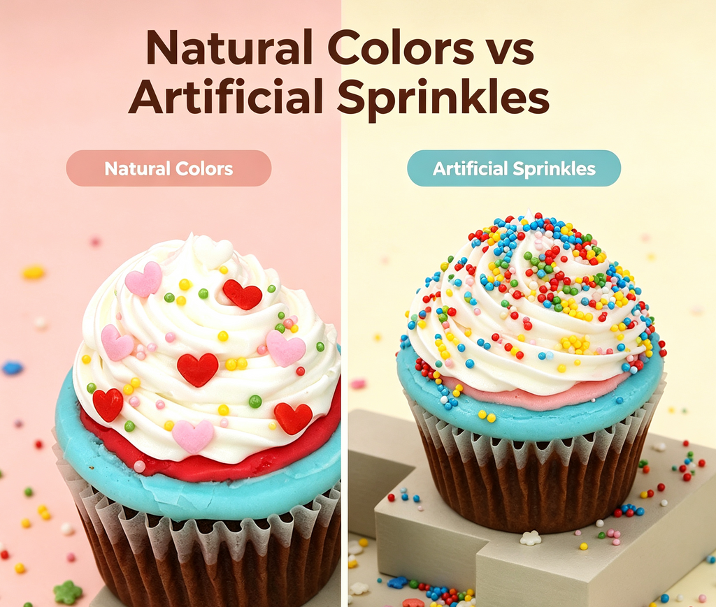 Natural Colors vs Artificial Sprinkles