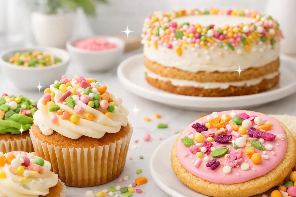 Natural Food Colouring Sprinkles That Shine