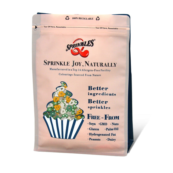 Rock with Gingerman - Nut Free Soy Free Kosher Certified Sprinkles Mix