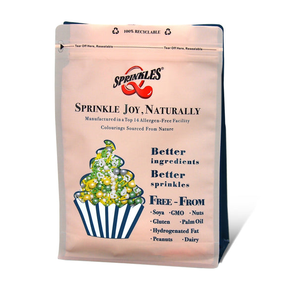 Passion Green - Dairy Free Vegan Sprinkles Blend Cake Decorations
