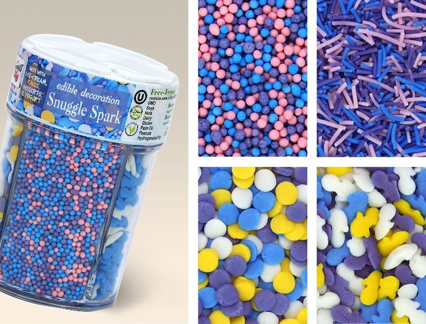Snuggle Spark - Gluten Free Halal Certified Sprinkles Cake Decoration