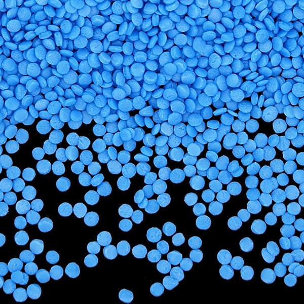 Blue Confetti Dots - Dairy Free GMO Free Freeze Stable Sprinkles