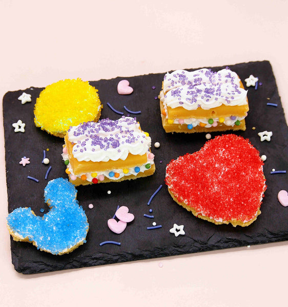 Blue Sugar Crystals - Gluten Free Nuts Free Sprinkles Cake Decoration