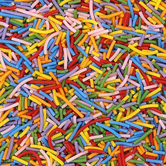 Enchanted Jimmies - Dairy Free Sprinkles Cake Decoration (Freeze Stable) (Top 14 Allergen Free, Naturally Sourced Ingredients, Plant-based, Clean Label Free From GMO, Hydrogenated Fat, Palm oil, Certified Vegan, BRC, Kosher, Halal & FDA)