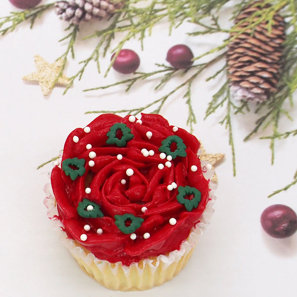 Green Confetti Christmas Tree - Soya Free Nut Free Sprinkles For Cake