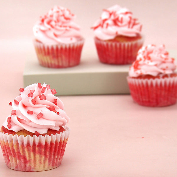 Red Sparkling Sugar - Clean Label kosher Sprinkles Cake Decoration